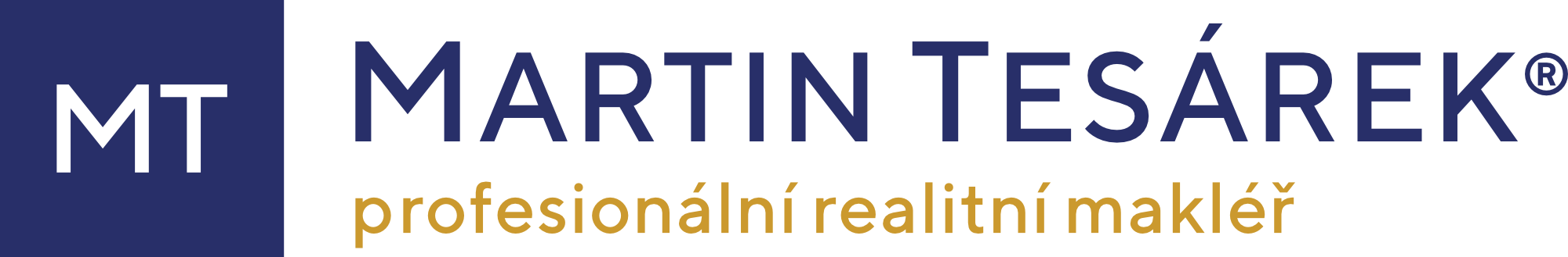 Logo Martin Tesárek - profesionální realitní makléř